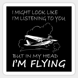 IN MY HEAD I'M FLYING - PILOT SOUL Sticker